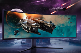 LG UltraWide 49GR85DC-B gaming monitor offering HDR1000 and 240hz variable refresh rate